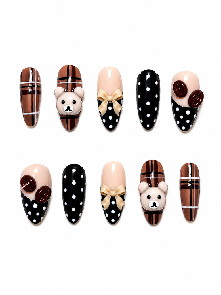 Teddy Mocha (Court, Carré)